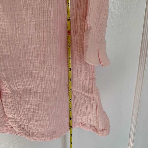 Pure Jill Cotton Top Pink XS - Picture 4 of 5